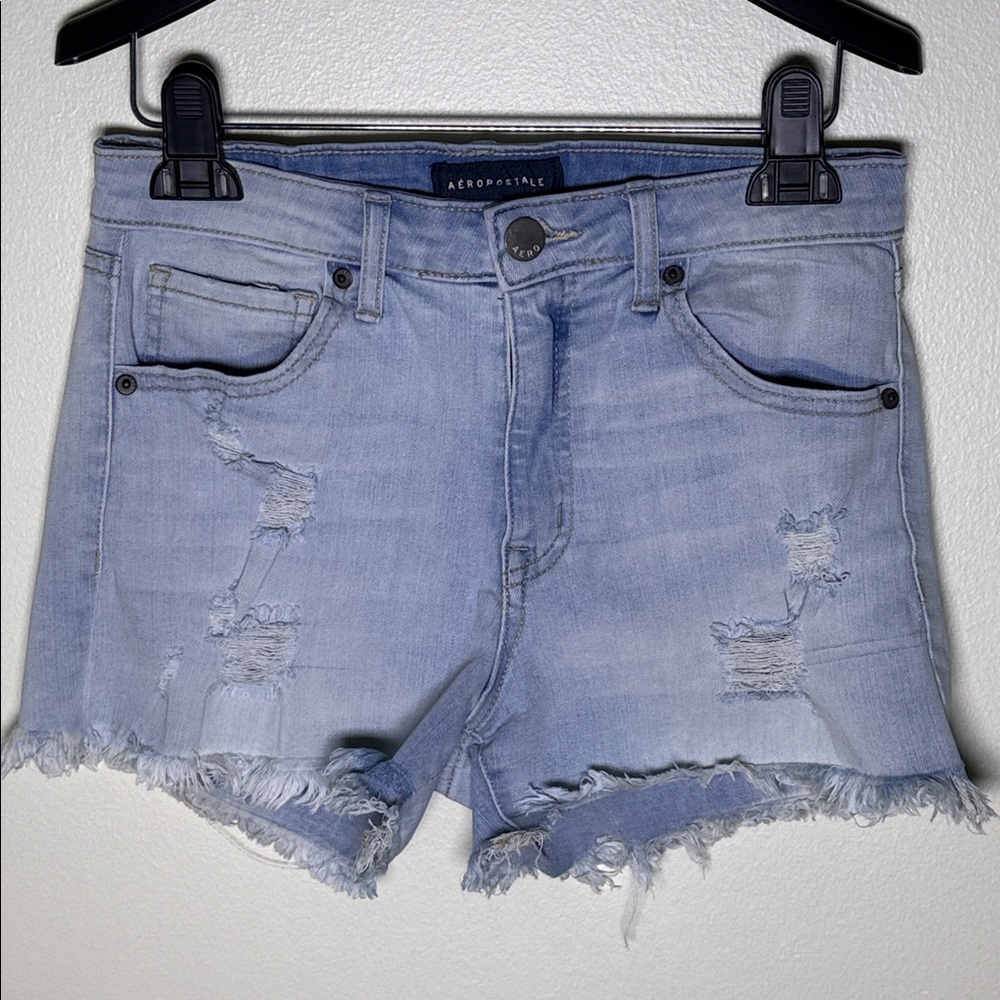 Stretchy jean shorts